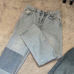 Reformation Women's Light Blue Relaxed Jeans